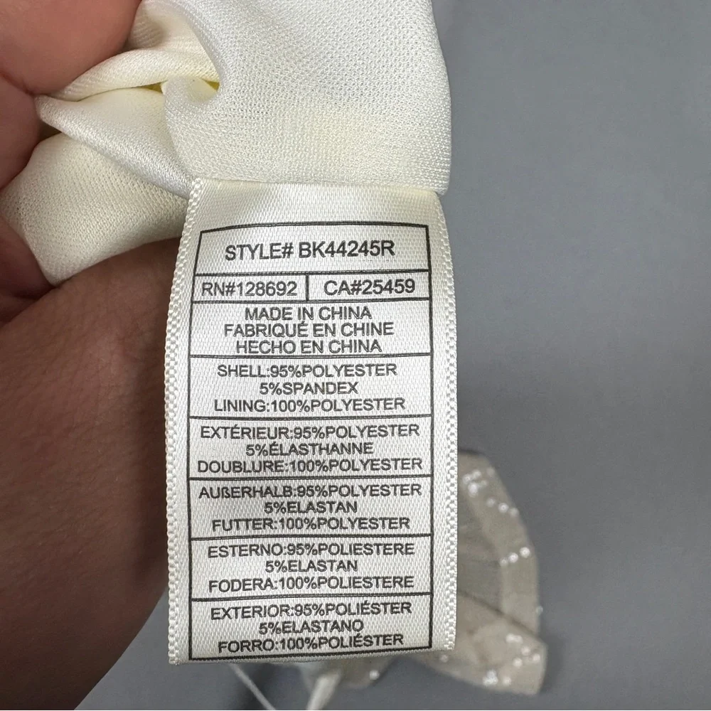 Steve Madden Sparkling Sequin Cream Camisole - Picture 7 of 8